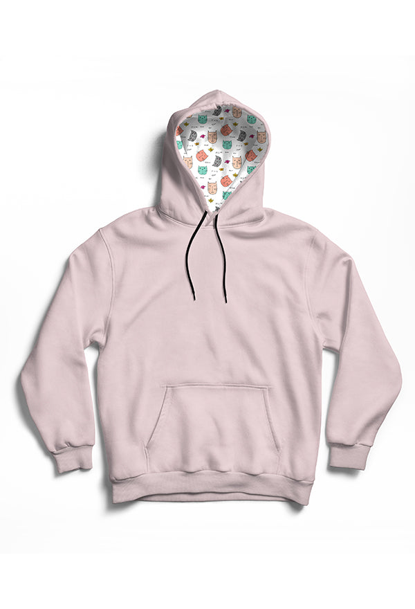 Cat Drawing - Pullover Hoodie