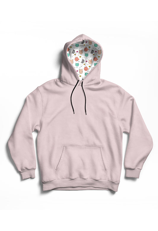 Cat Drawing - Pullover Hoodie